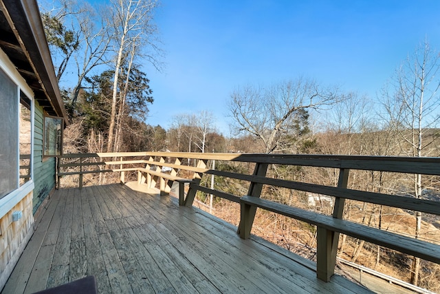 view of deck