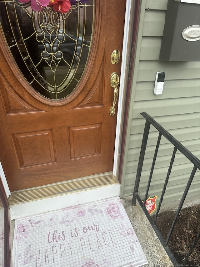 view of entrance to property