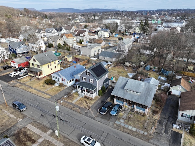 drone / aerial view featuring a residential view