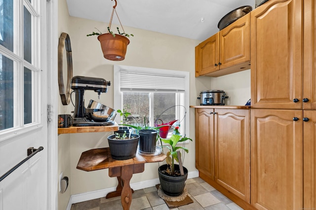 kitchen with baseboards