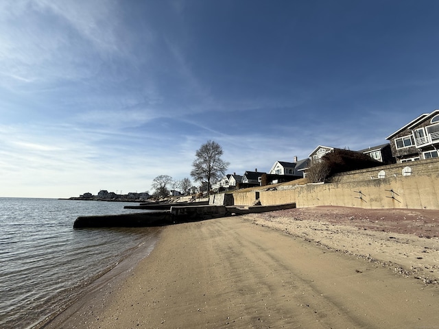 view of street featuring a water view