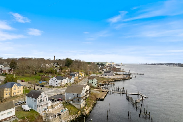 108 Thames St, Groton, CT 06340 - aerial view featuring a water view