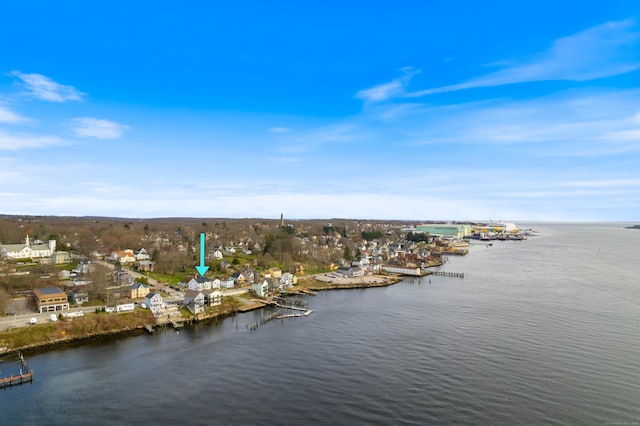 108 Thames St, Groton, CT 06340 - bird's eye view with a water view