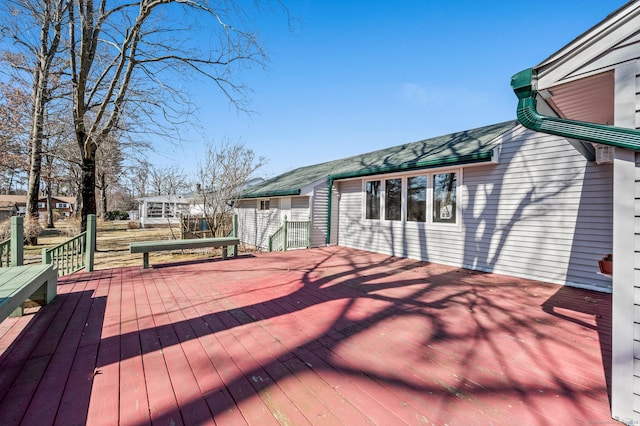 view of deck