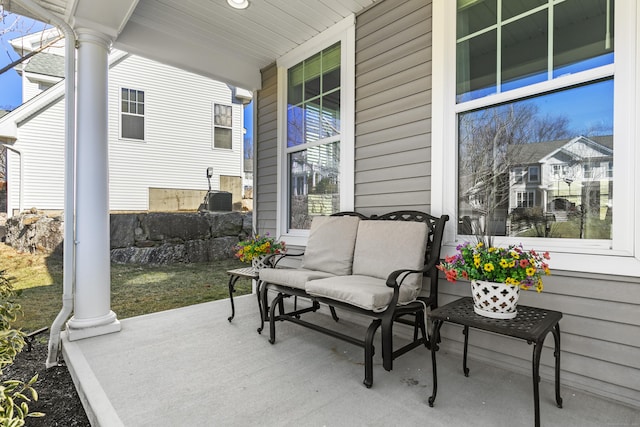 view of patio / terrace featuring a porch