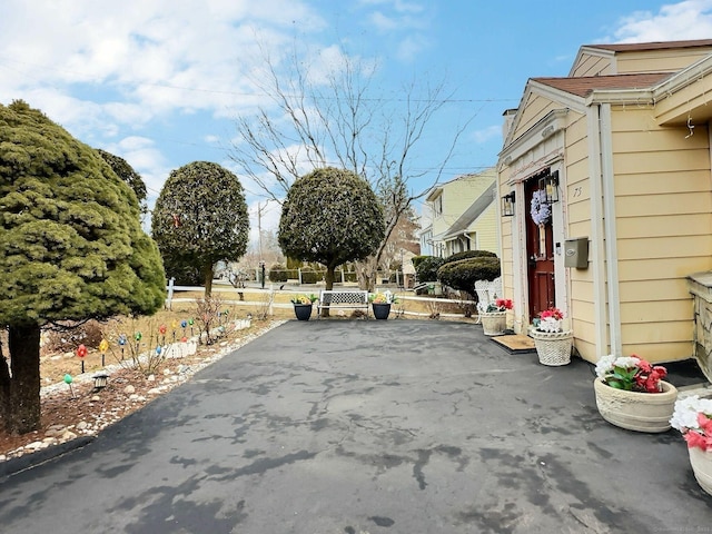 view of street featuring driveway