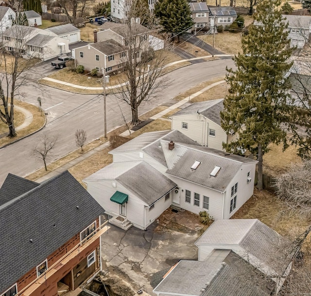 birds eye view of property featuring a residential view