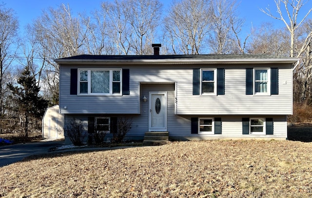 raised ranch with entry steps