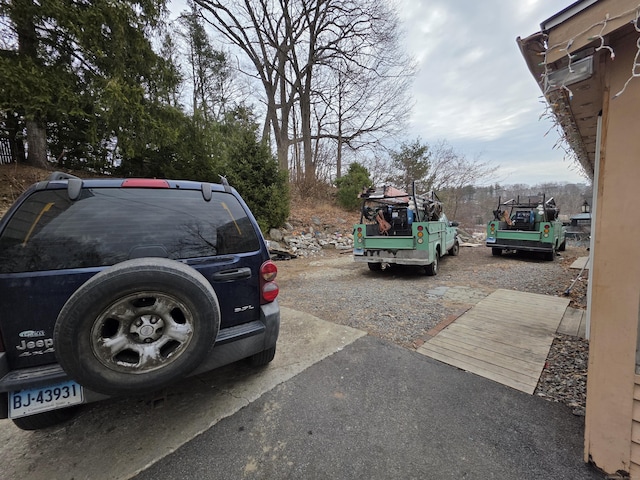 view of car parking