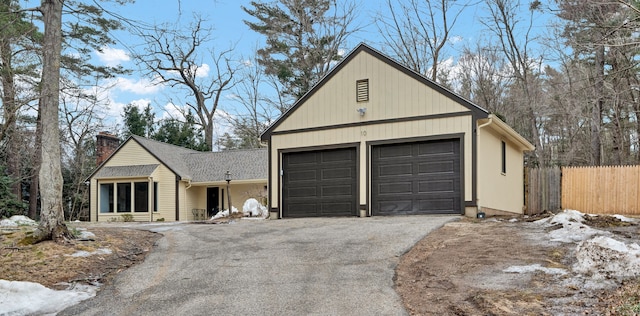 exterior space featuring fence