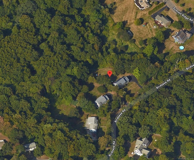 aerial view with a view of trees