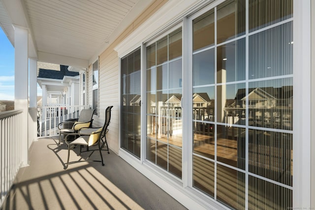 balcony with a sunroom