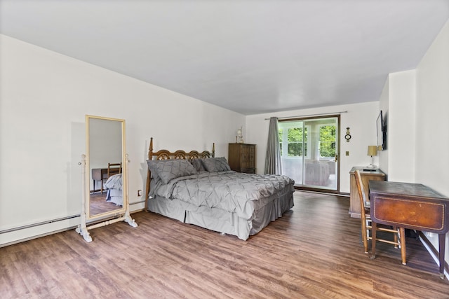4 Wildwood Ln, Weston, CT 06883 - bedroom featuring wood finished floors and access to exterior