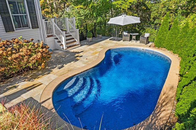 1 Hathaway Rd, East Lyme, CT 06333 - view of swimming pool featuring a patio