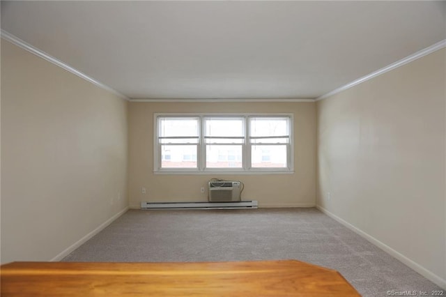 17 Fordyce Ct Apt 2, New Milford, CT 06776 - unfurnished room featuring baseboards, carpet, and crown molding