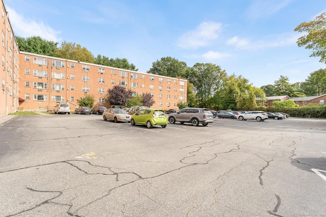 view of uncovered parking lot