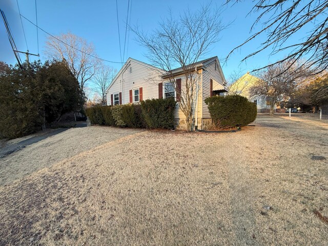 view of side of property