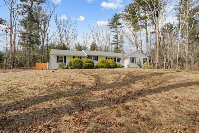 view of ranch-style home