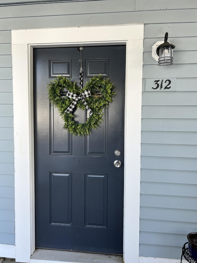 view of entrance to property