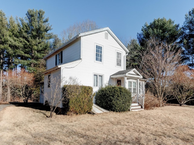 view of home's exterior