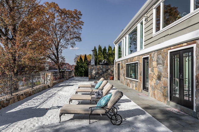 52 S Lake Shore Dr, Brookfield, CT 06804 - view of patio with french doors