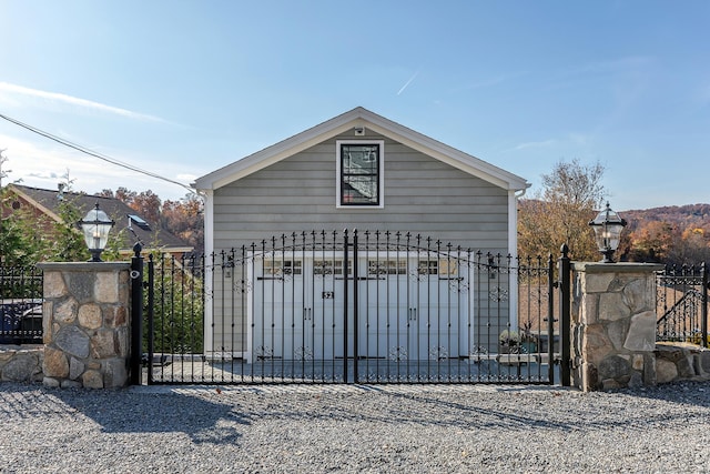 view of gate