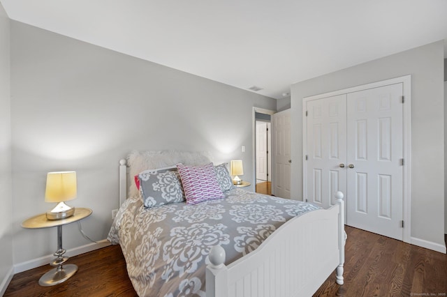 24 Laforge Rd, Darien, CT 06820 - bedroom featuring a closet and wood finished floors