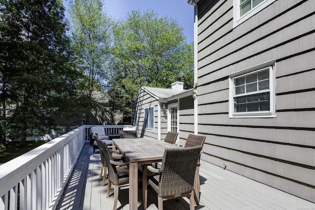 24 Laforge Rd, Darien, CT 06820 - deck with outdoor dining space