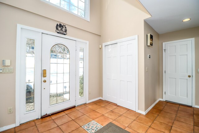 38 N Lake Shore Dr, Brookfield, CT 06804 - foyer featuring light tile patterned flooring
