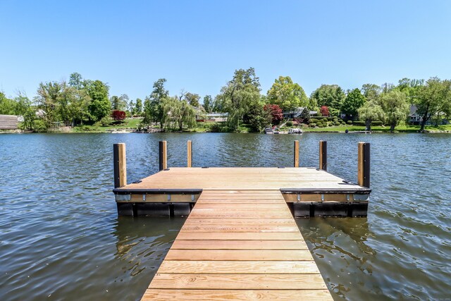 38 N Lake Shore Dr, Brookfield, CT 06804 - dock area featuring a water view and view of scattered trees