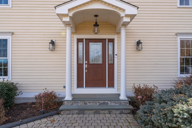 view of entrance to property