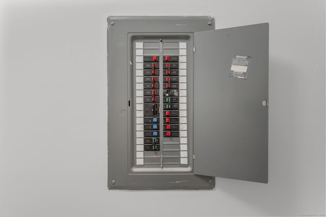 utility room with electric panel