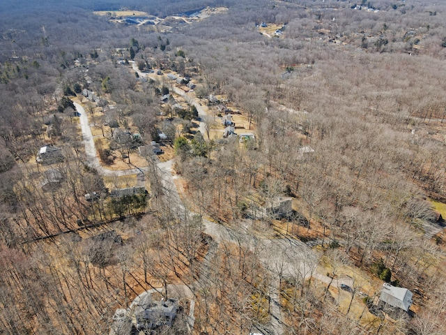 aerial view with a view of trees