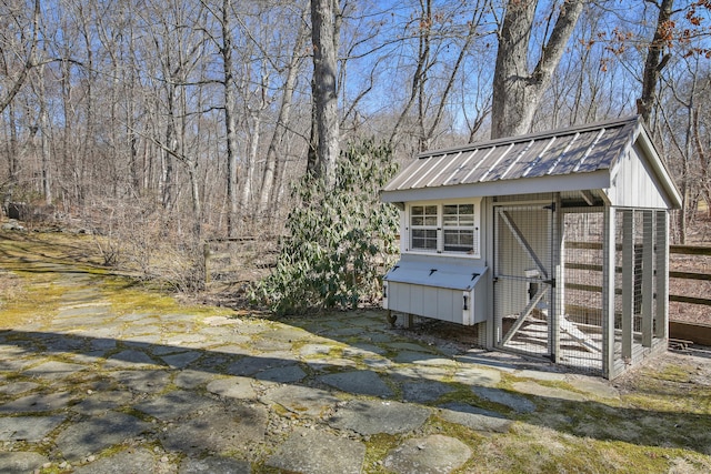 view of poultry coop