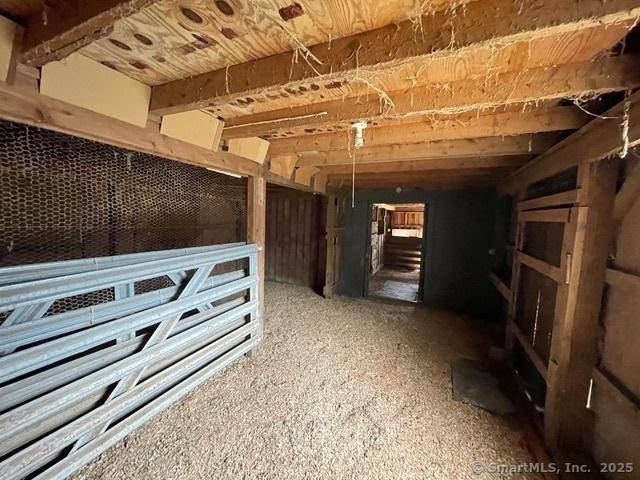 view of horse barn