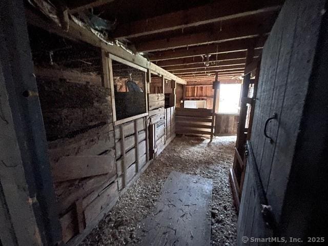 view of horse barn