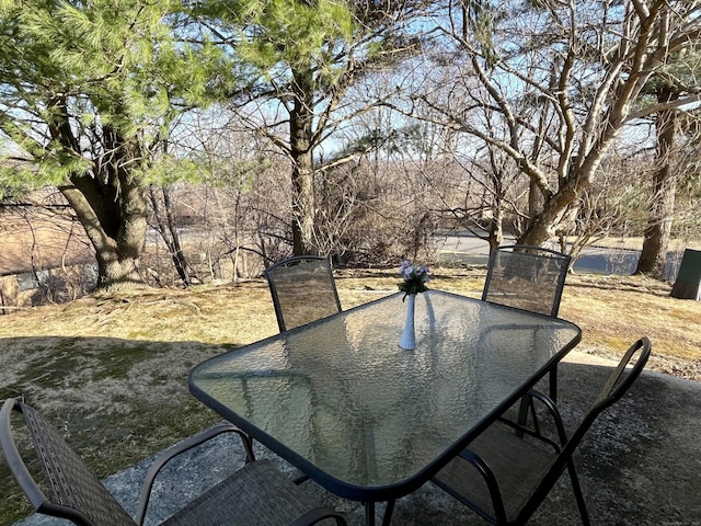 view of patio / terrace with outdoor dining area