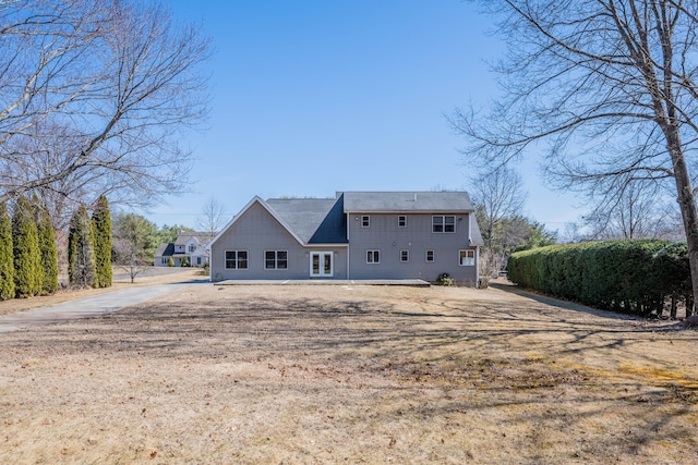 view of back of property