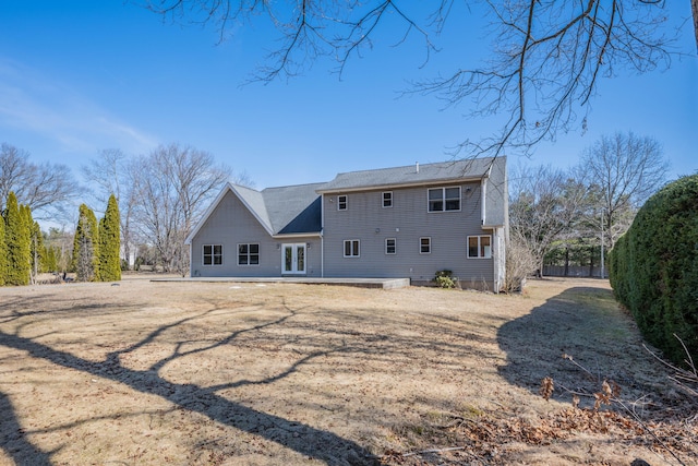 view of rear view of house