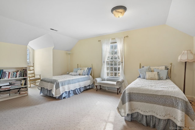 35 Grace View Dr, Easton, CT 06612 - bedroom with vaulted ceiling and carpet floors
