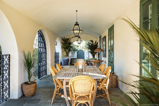 view of patio / terrace with outdoor dining area