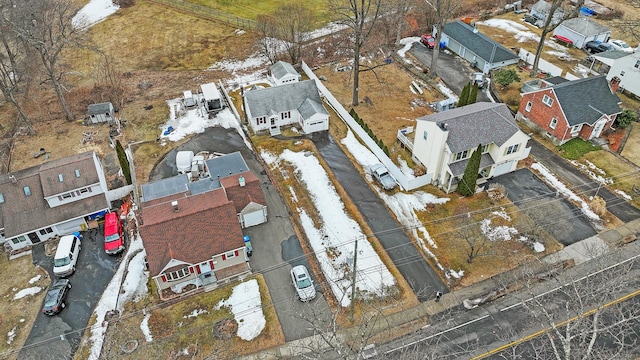 drone / aerial view featuring a residential view