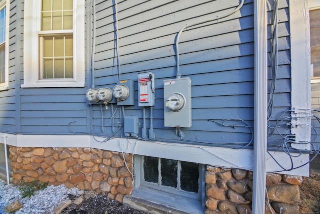 details with electric meter