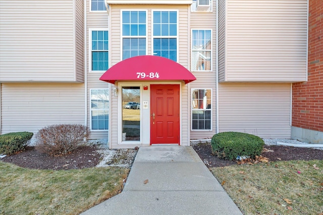 view of property entrance