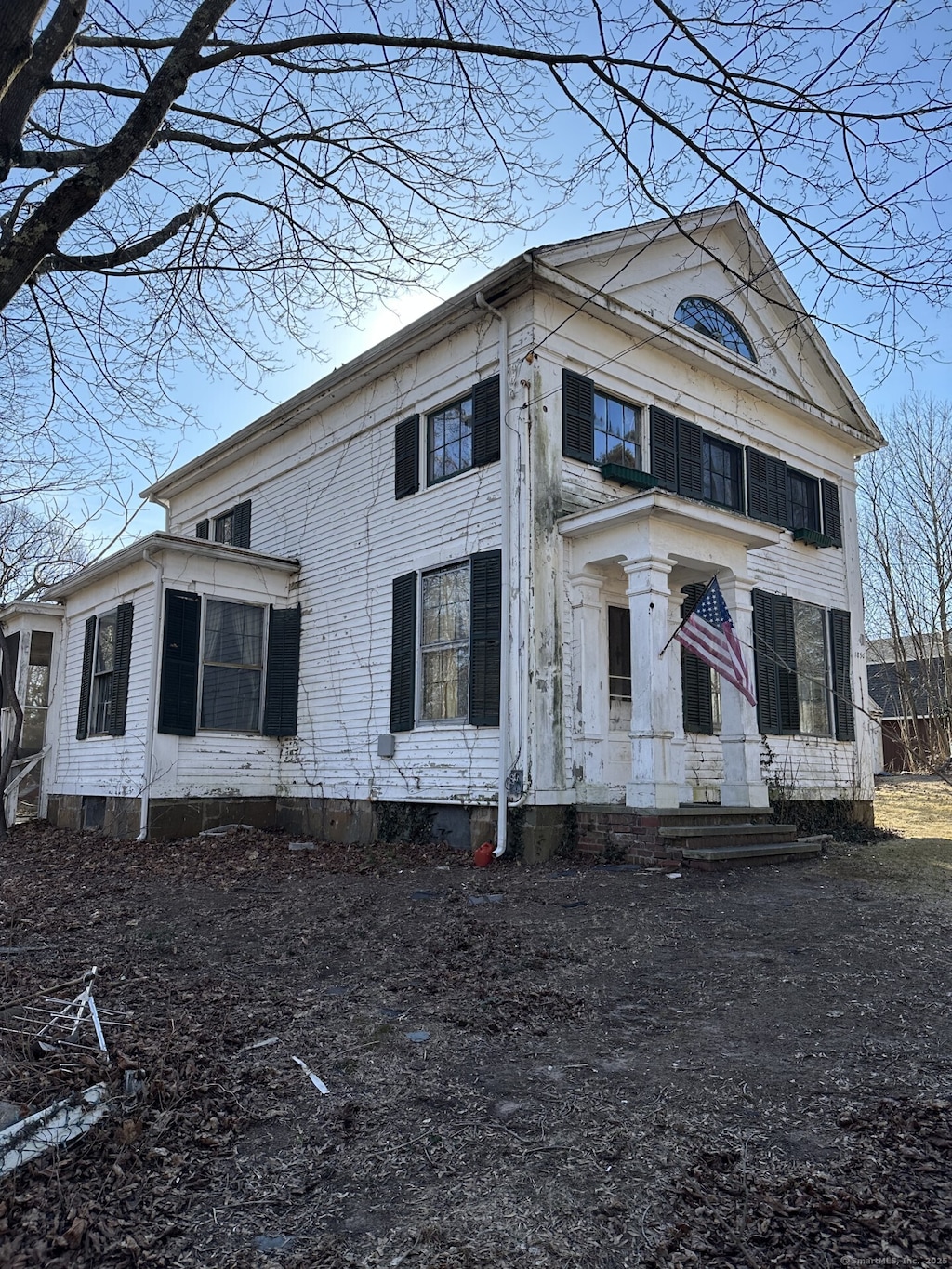 view of greek revival house