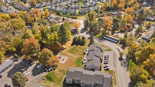 aerial view featuring a residential view