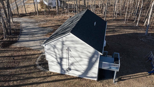 view of outbuilding