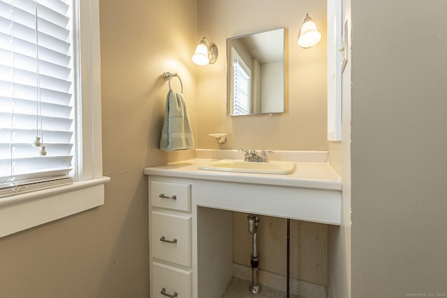 bathroom with a sink