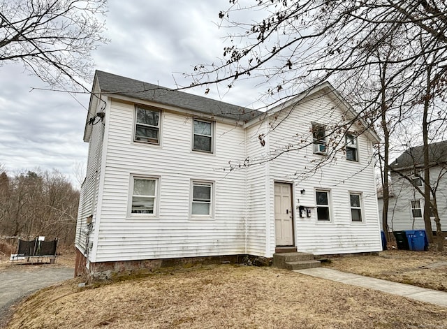 view of front of home featuring entry steps