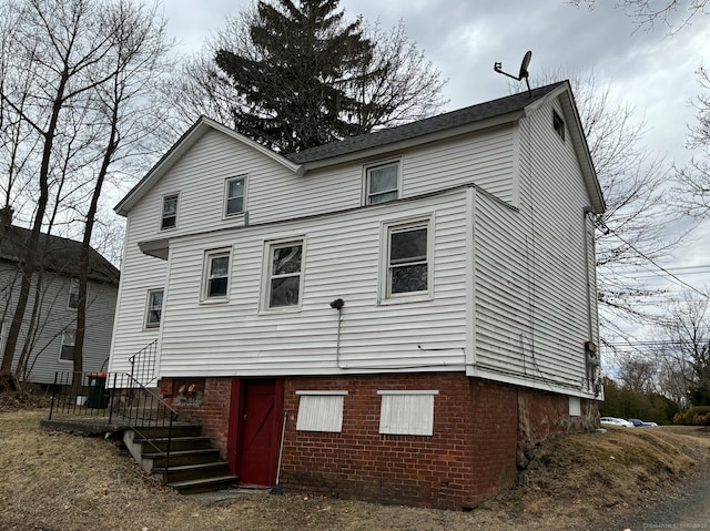 view of back of property